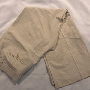 Pinstripe slacks
